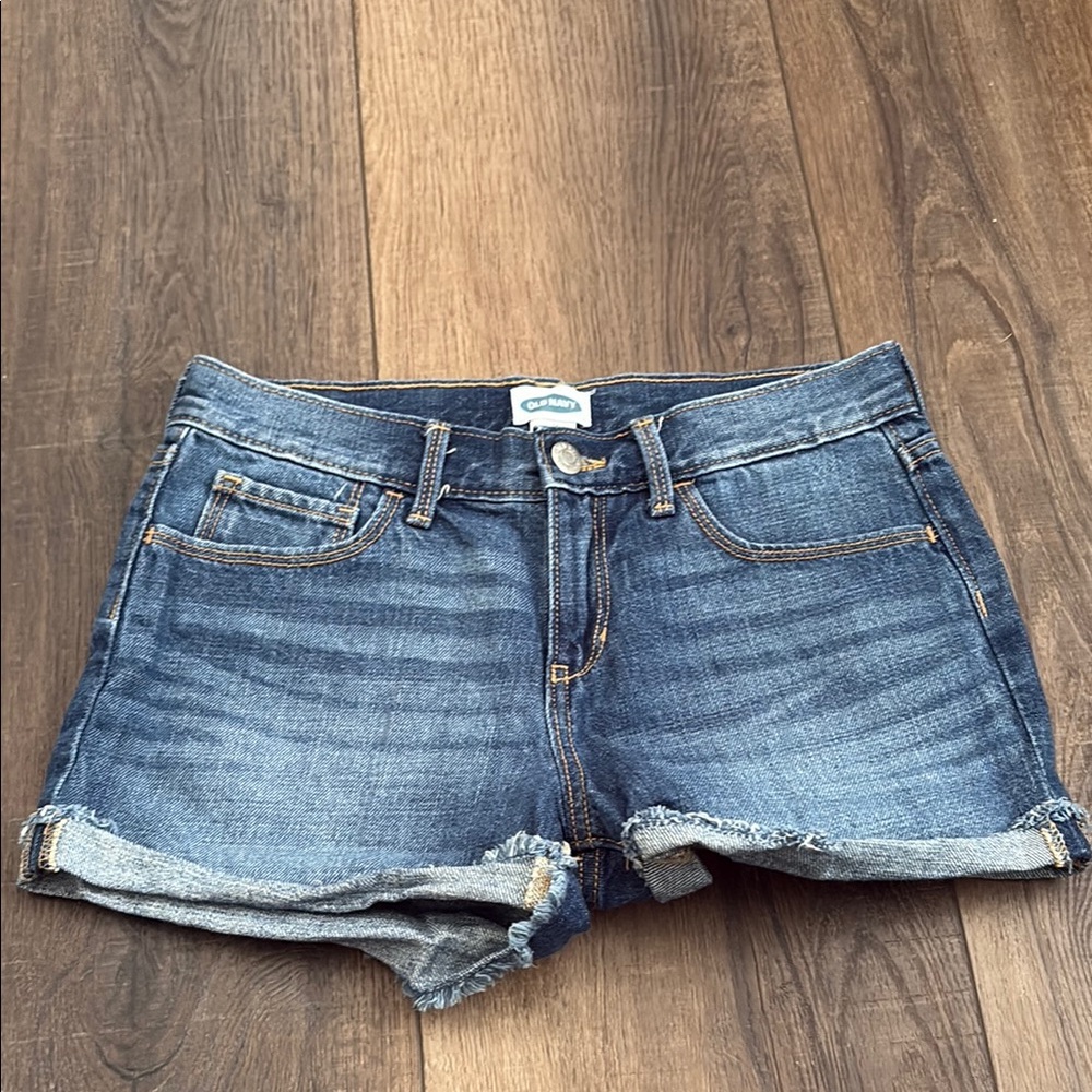 Old Navy Kids Dark Blue Jean shorts